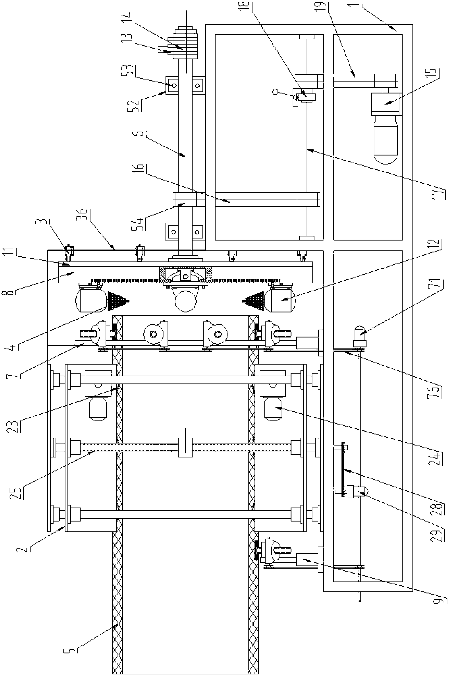 Plastic tube milling crushing machine