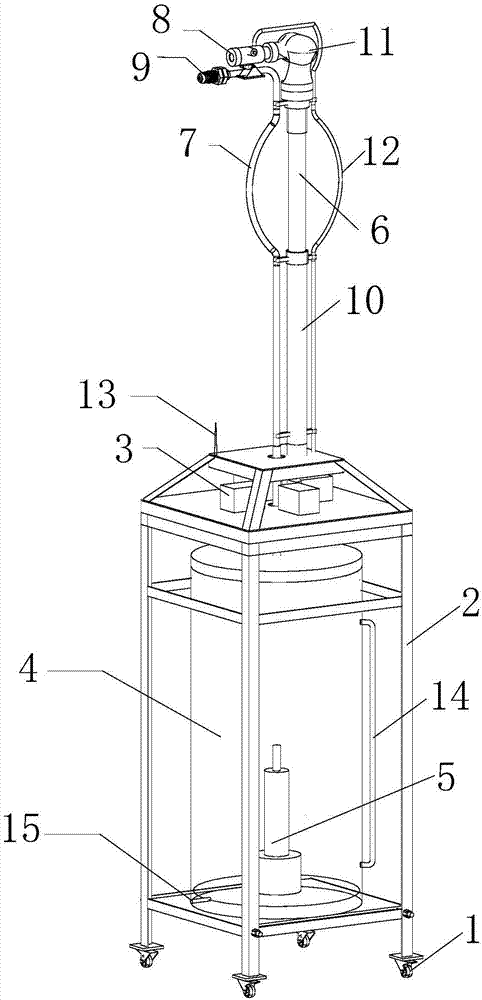 Movable intelligent fire extinguishing device