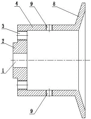 Tank-type-variable single-tank water pump pulley