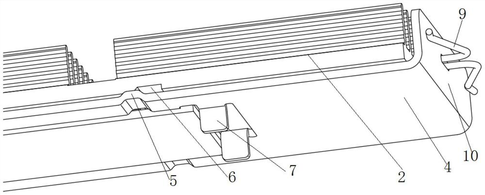 Connection mode of optical module and heat dissipation mechanism