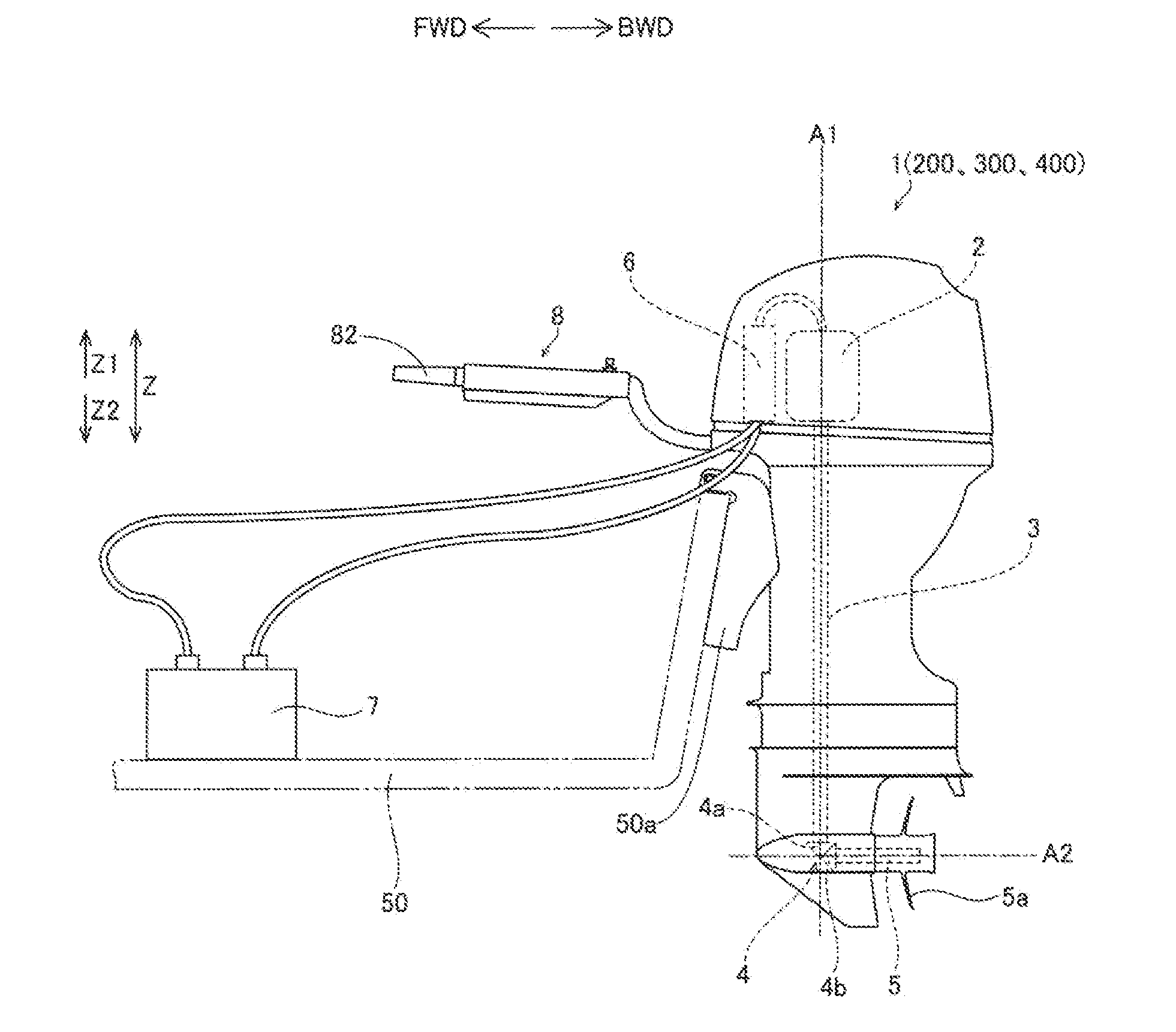 Marine propulsion device