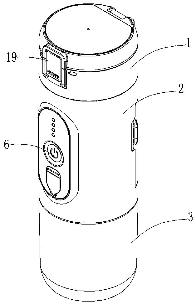 Portable coffee machine