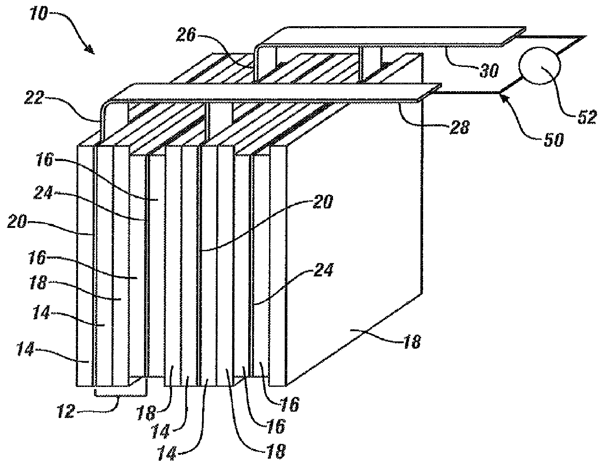 Multifunction battery separator