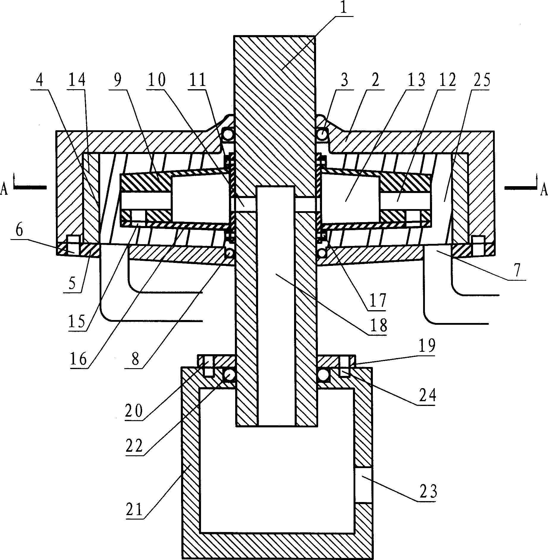 Rotaryshaft gas-supply rotor engine