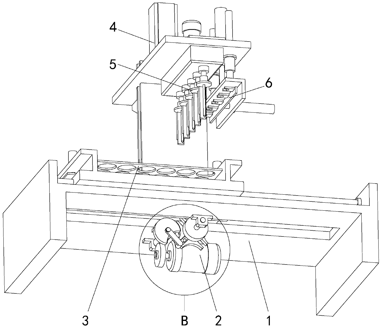 Rapid punching equipment for rigid polyurethane foam plastic plate