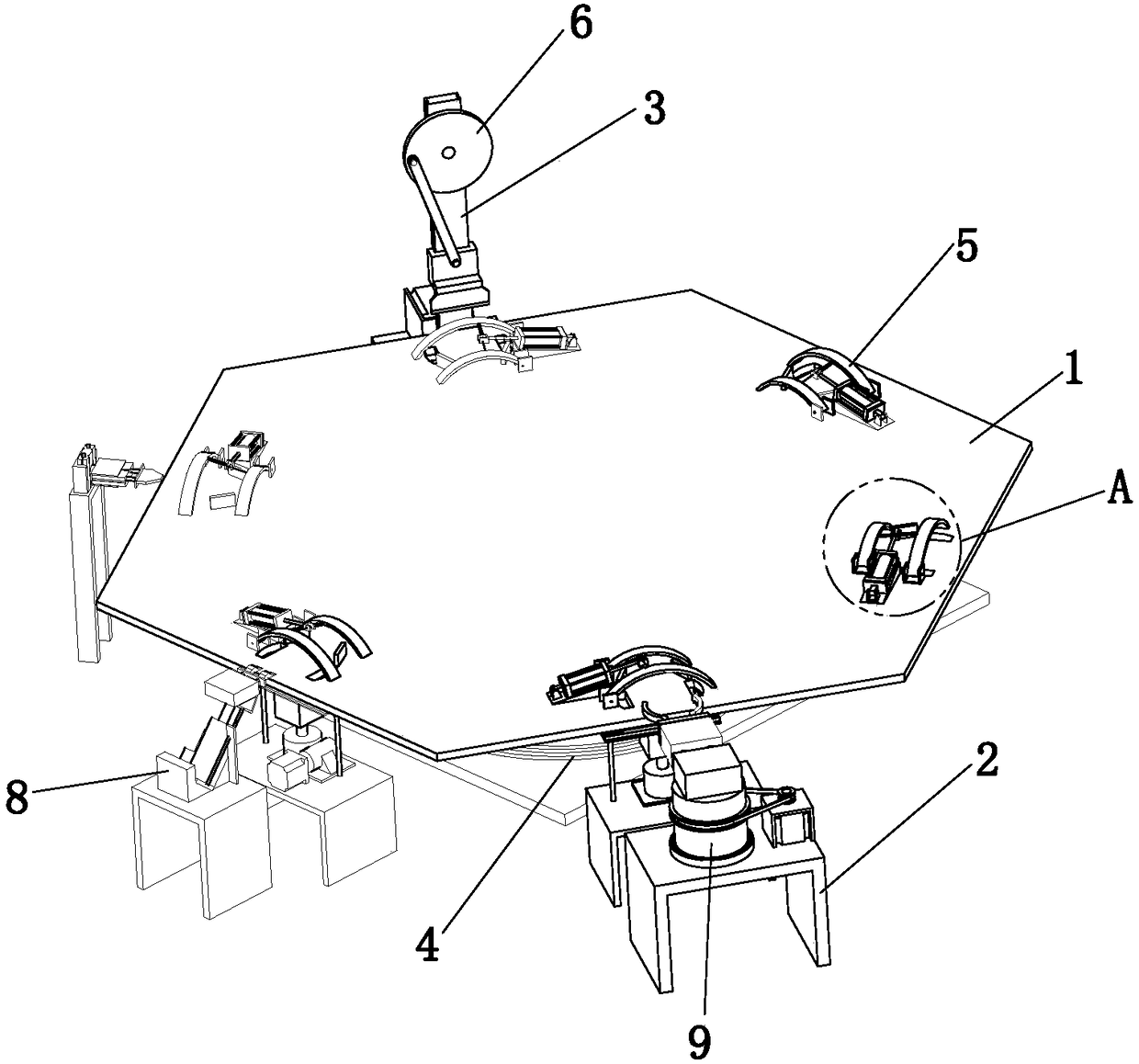 Scallop meat dice taking machine and dice taking process thereof