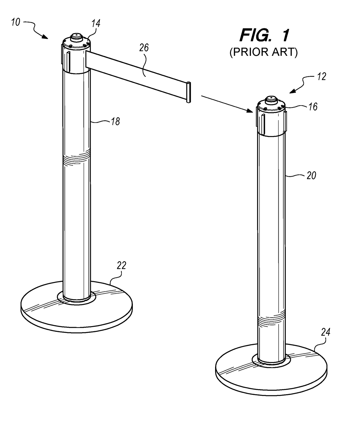 Retractable Barrier Assembly