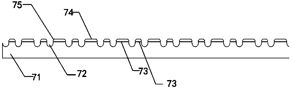 Shower room floor drainage skid resistance structure