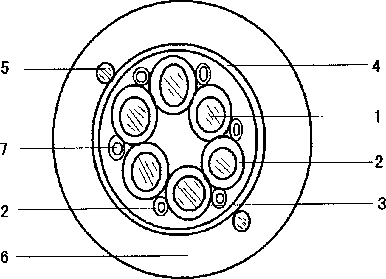 Method for preparing multi-core electroluminescent wire