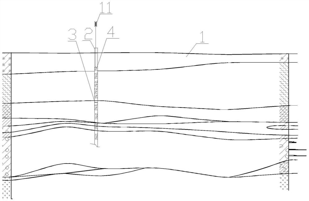 Construction method for reinforcing PHC pipe pile core in mucky soil layer area