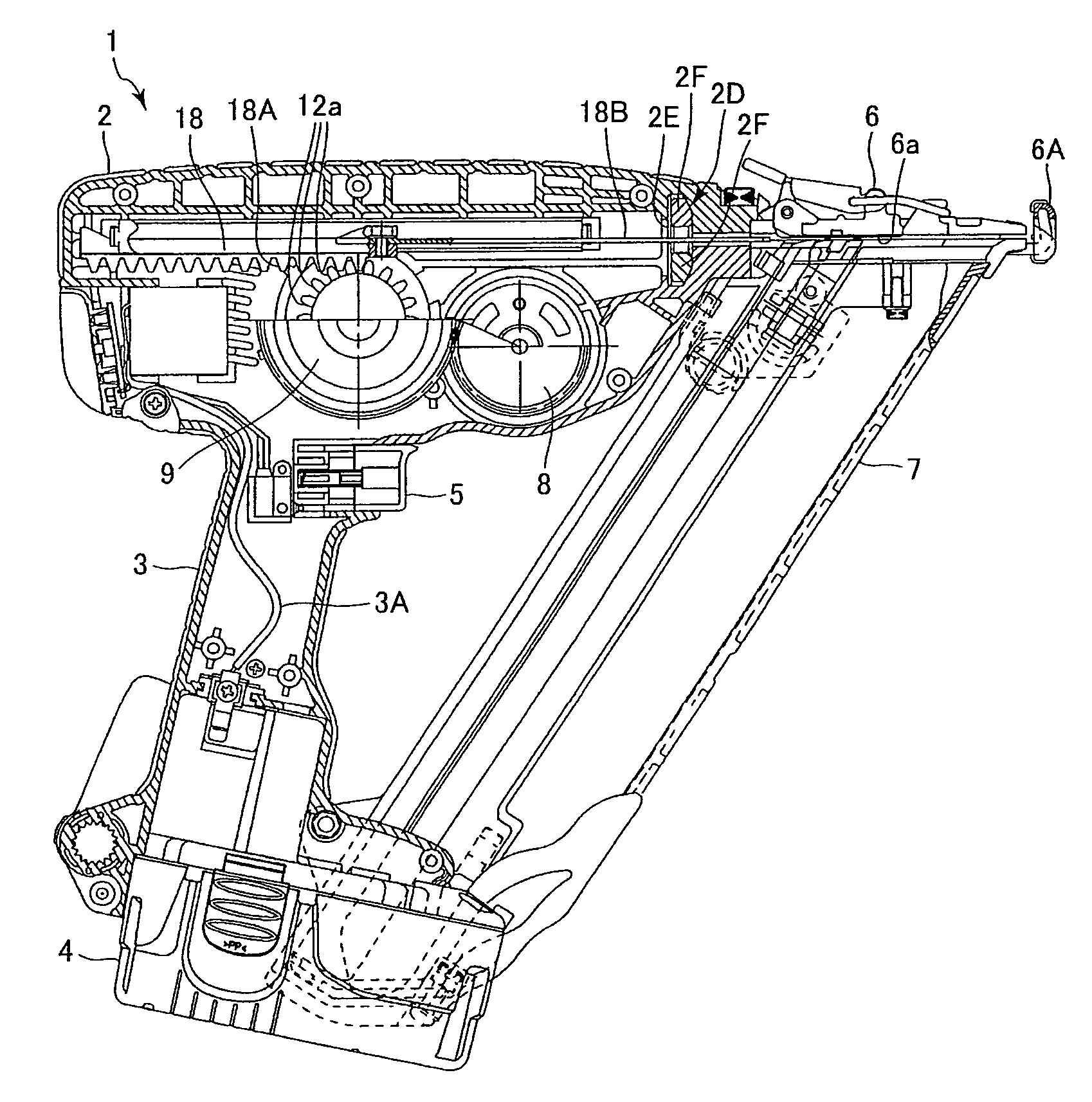 Electric fastener driver