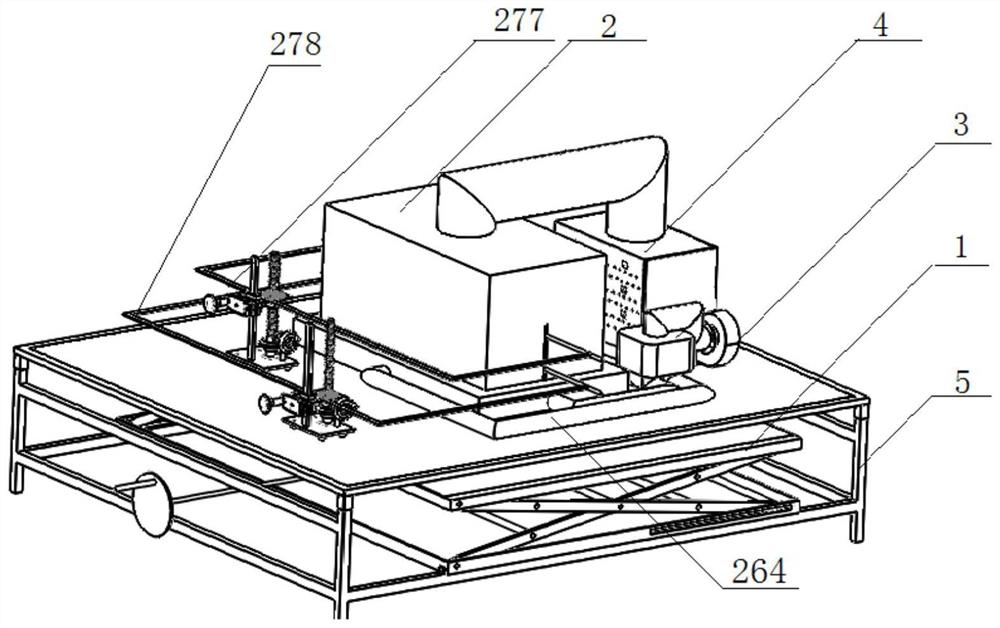 Pavement regeneration experimental equipment based on infrared radiation and hot air collaborative heating