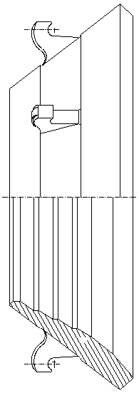 Two-component rolling mortar wall and method for conical sand making machine with diameter less than 2000mm