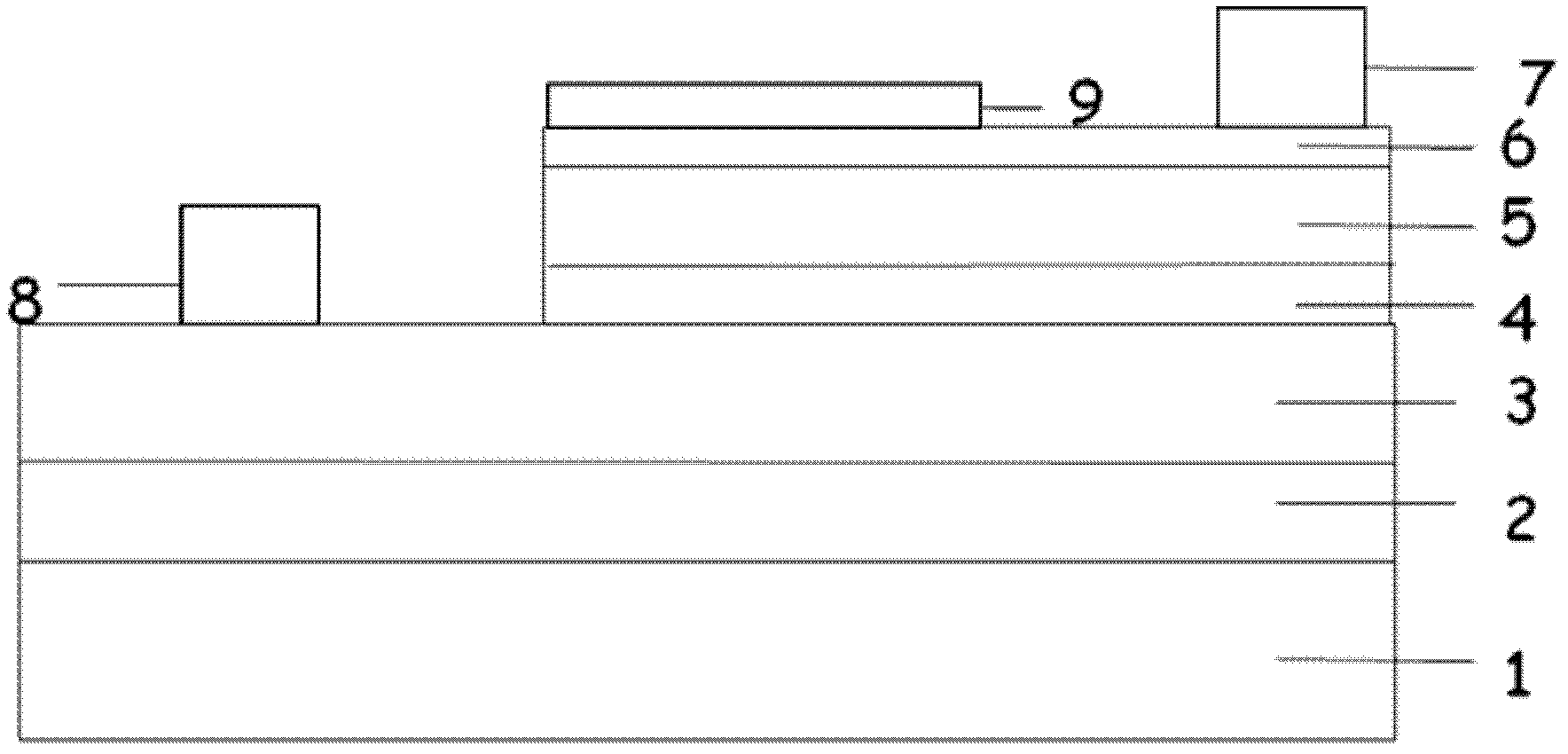 Deep-ultraviolet light emitting diode capable of effectively improving external quantum efficiency and method for preparing deep-ultraviolet light emitting diode