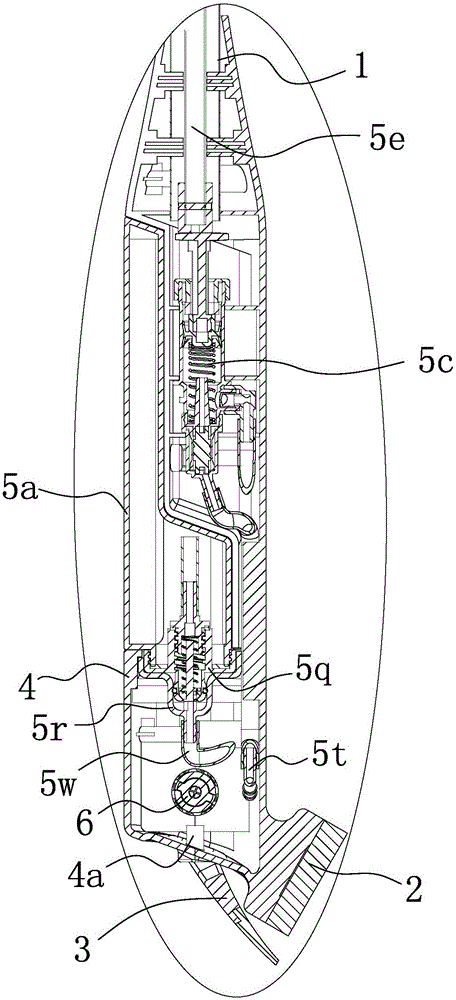 Water spraying type window wiper