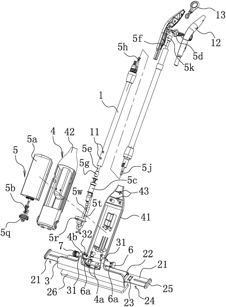 Water spraying type window wiper