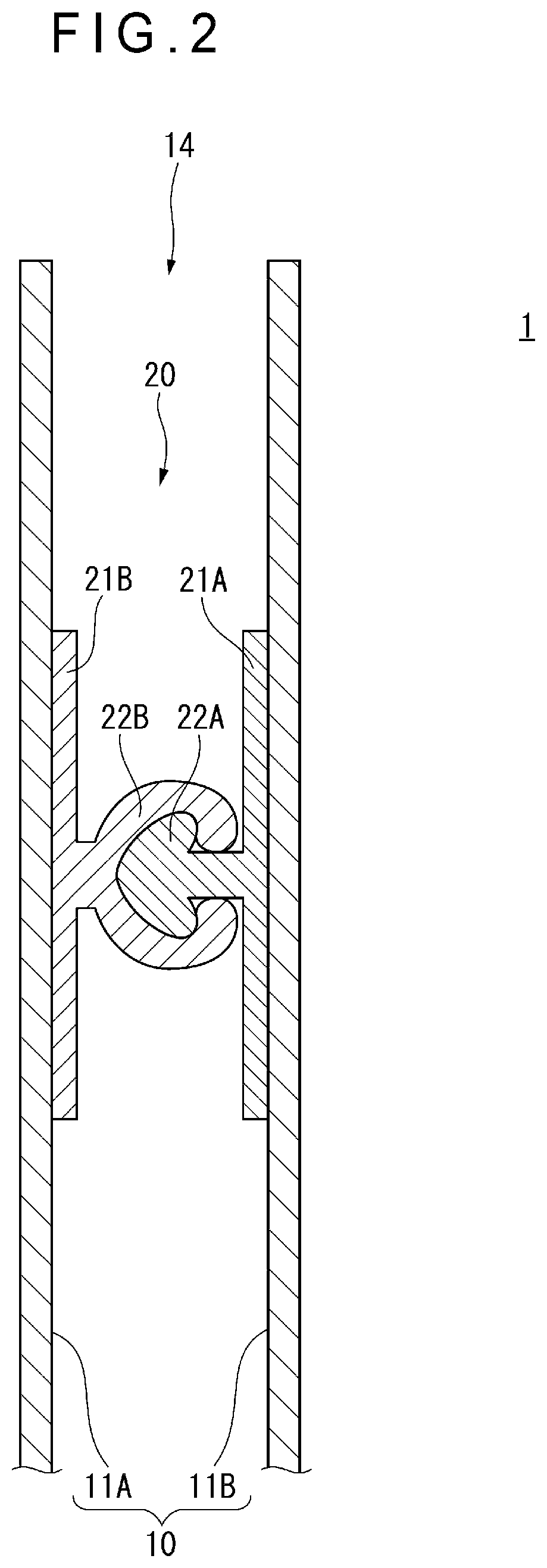 Zipper tape and container equipped with zipper tape