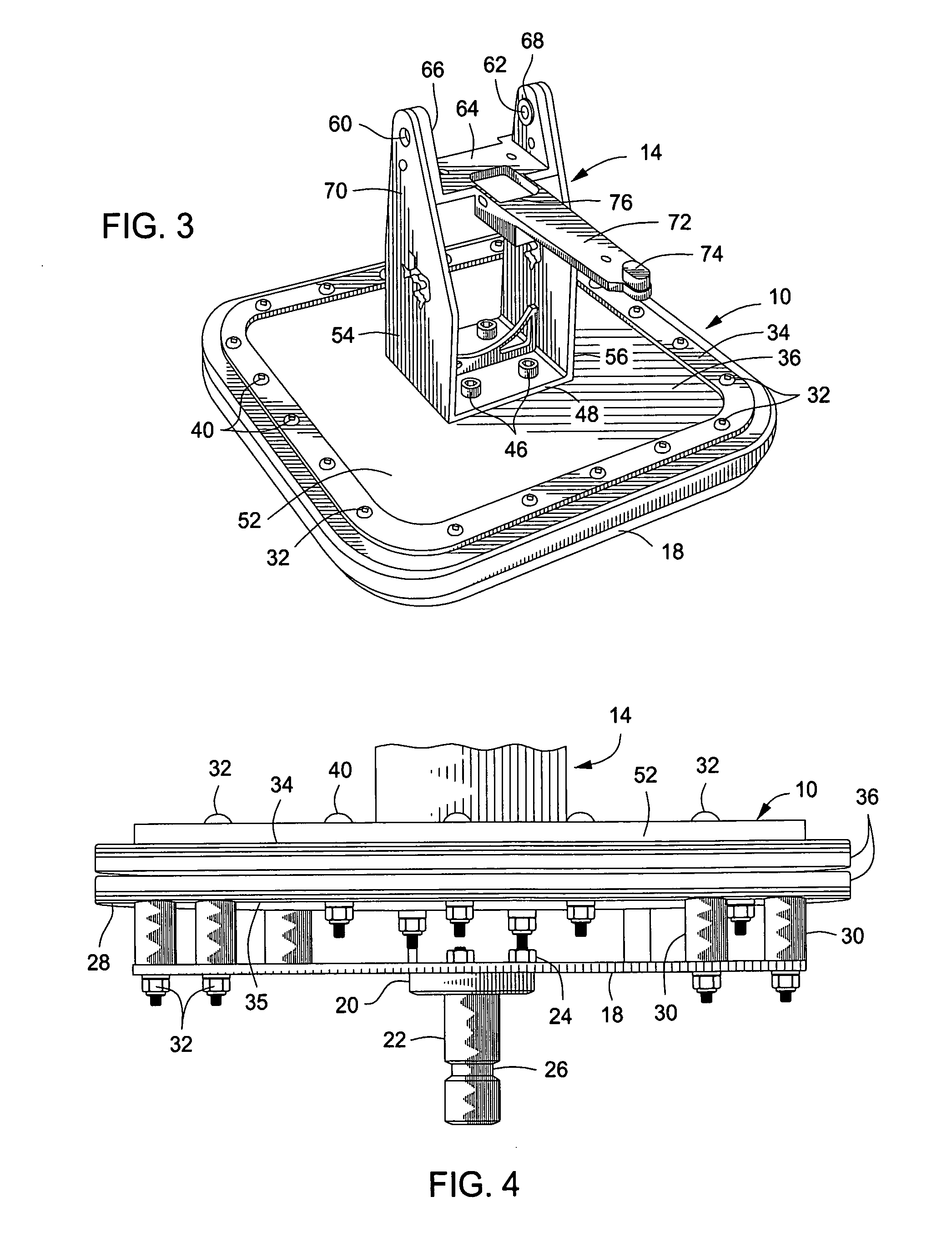 Vibration dampening firearm mount for vehicles