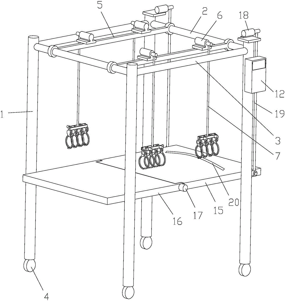 Bedridden patient exercise device