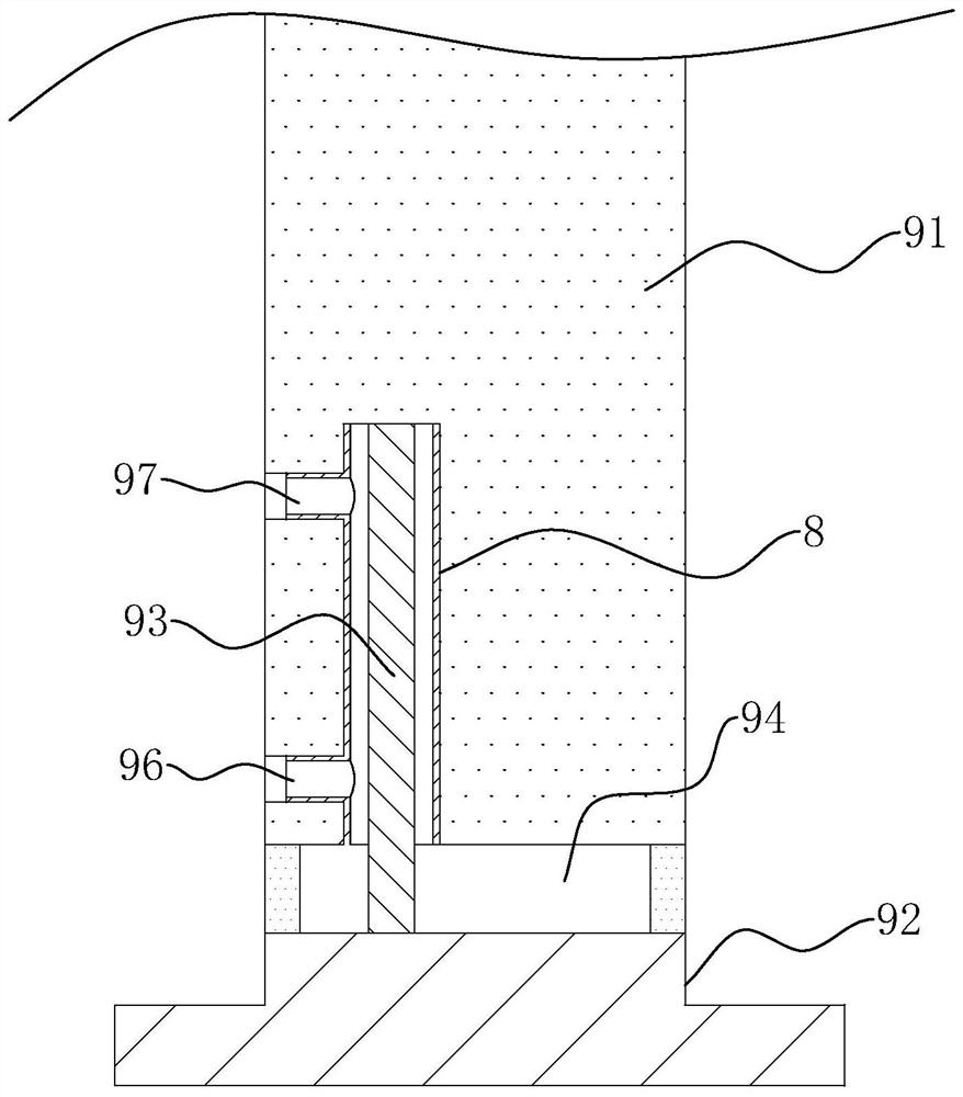 Civil building fabricated wall based on BIM and construction method thereof