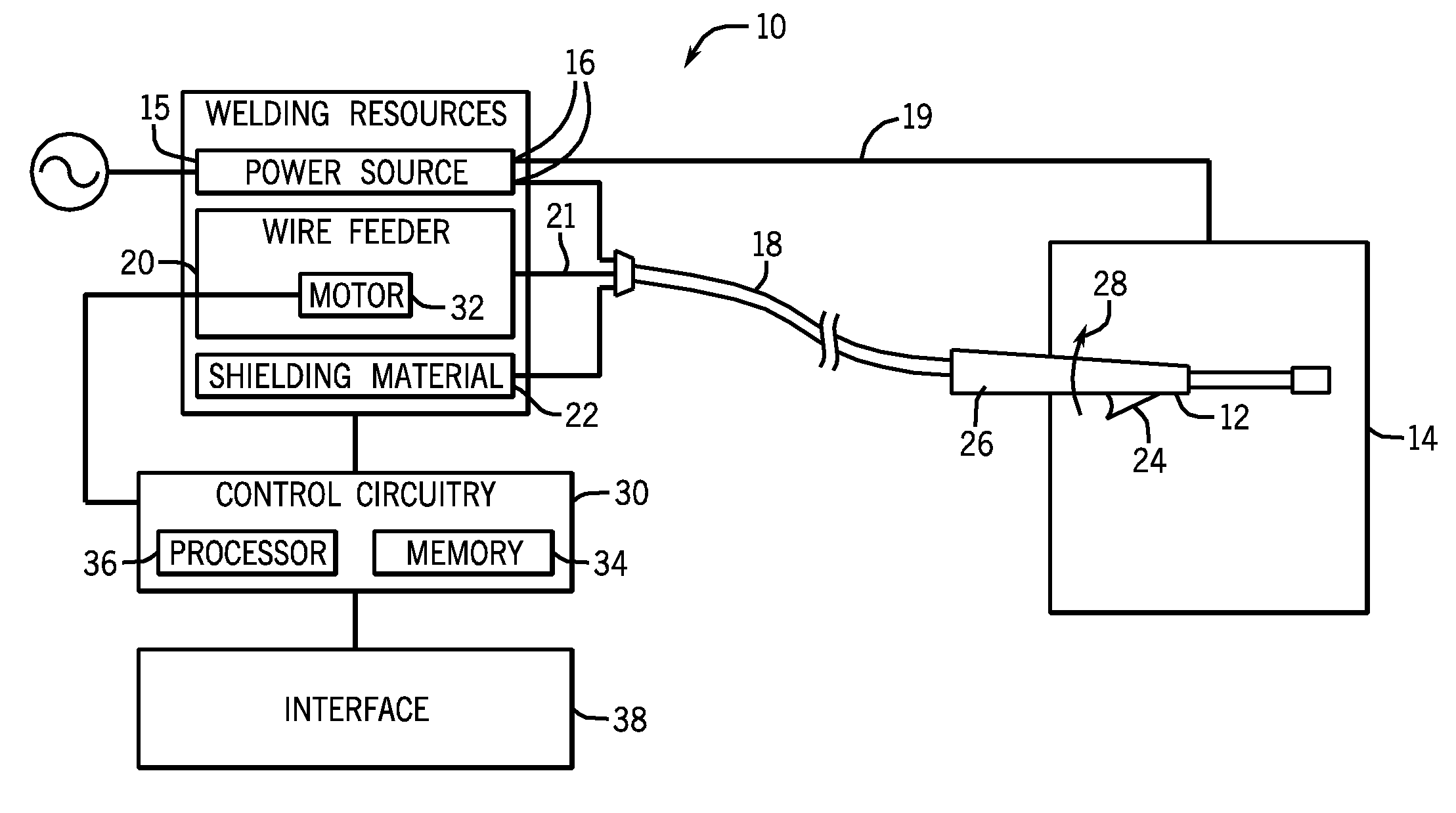 System and method for determining attachment and polarity of a welding electrode