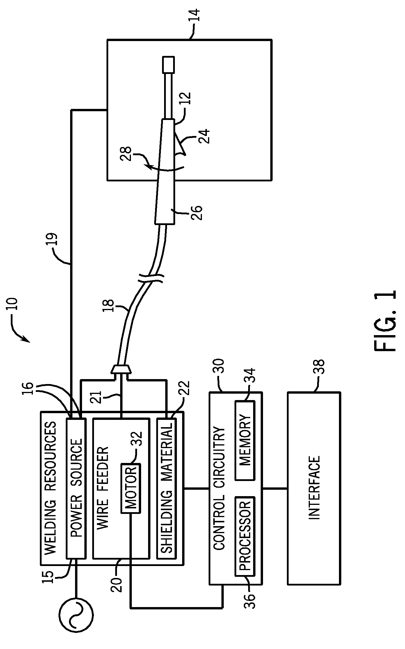 System and method for determining attachment and polarity of a welding electrode