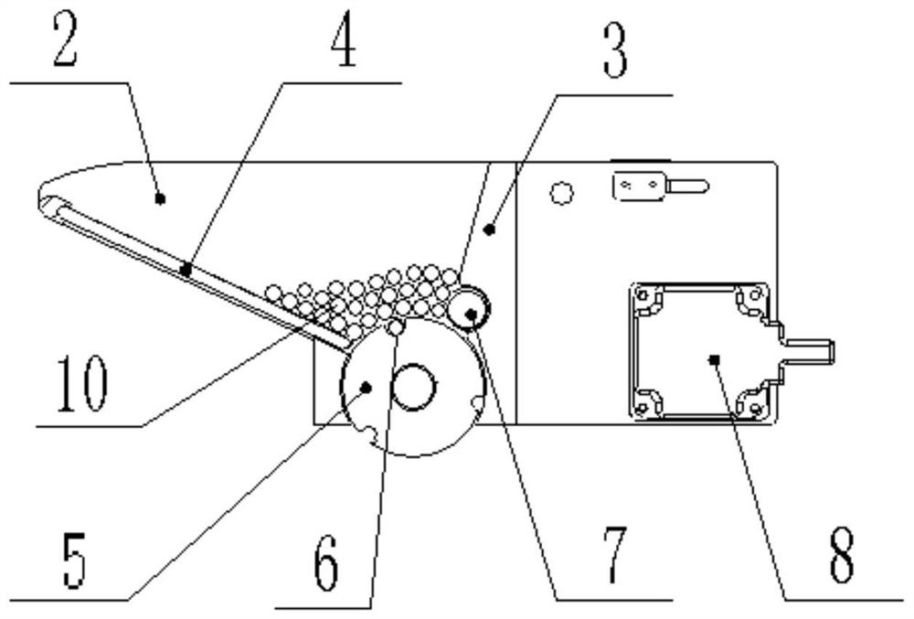 Roller cigarette filter stick separating device