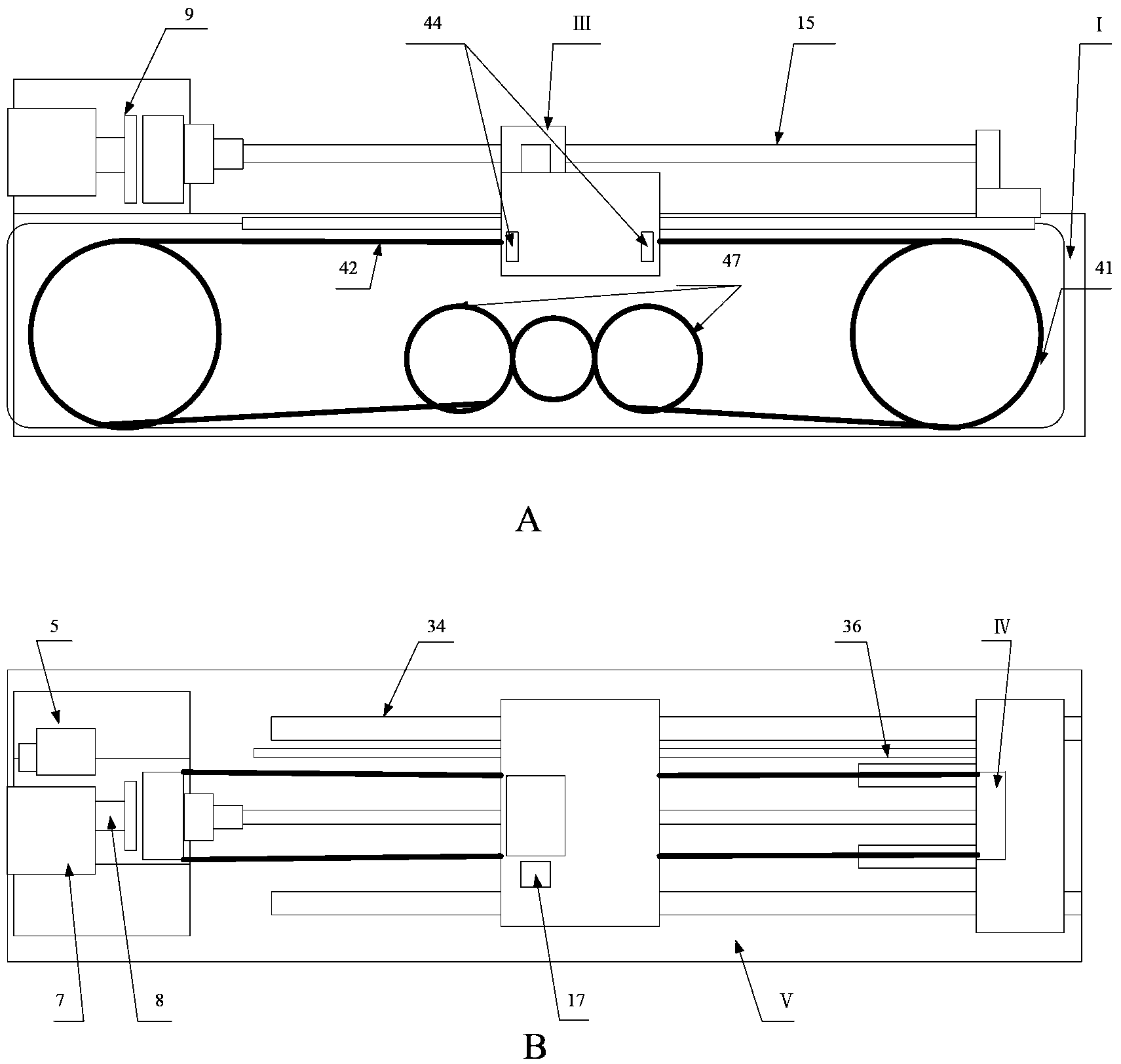 Ball screw assembly precision retaining ability testing device