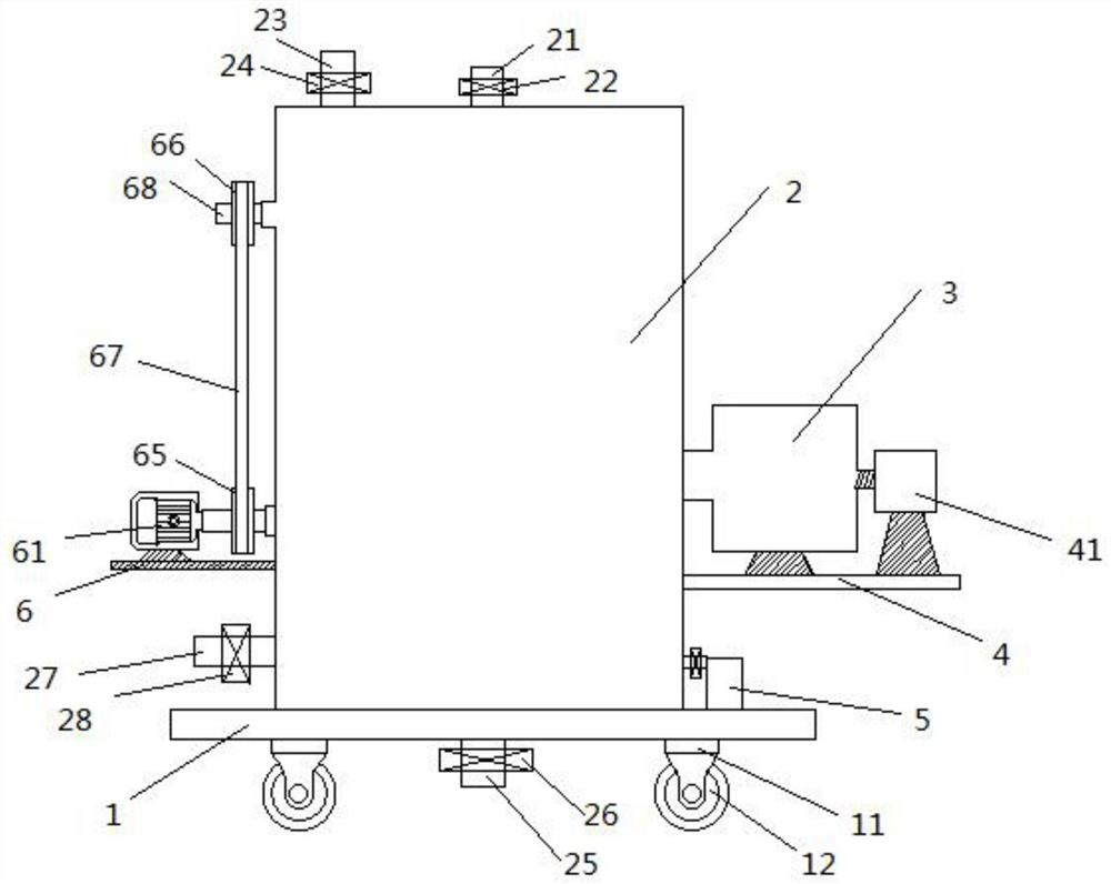 Degassing process for producing sodium hexadecyl sulfonate