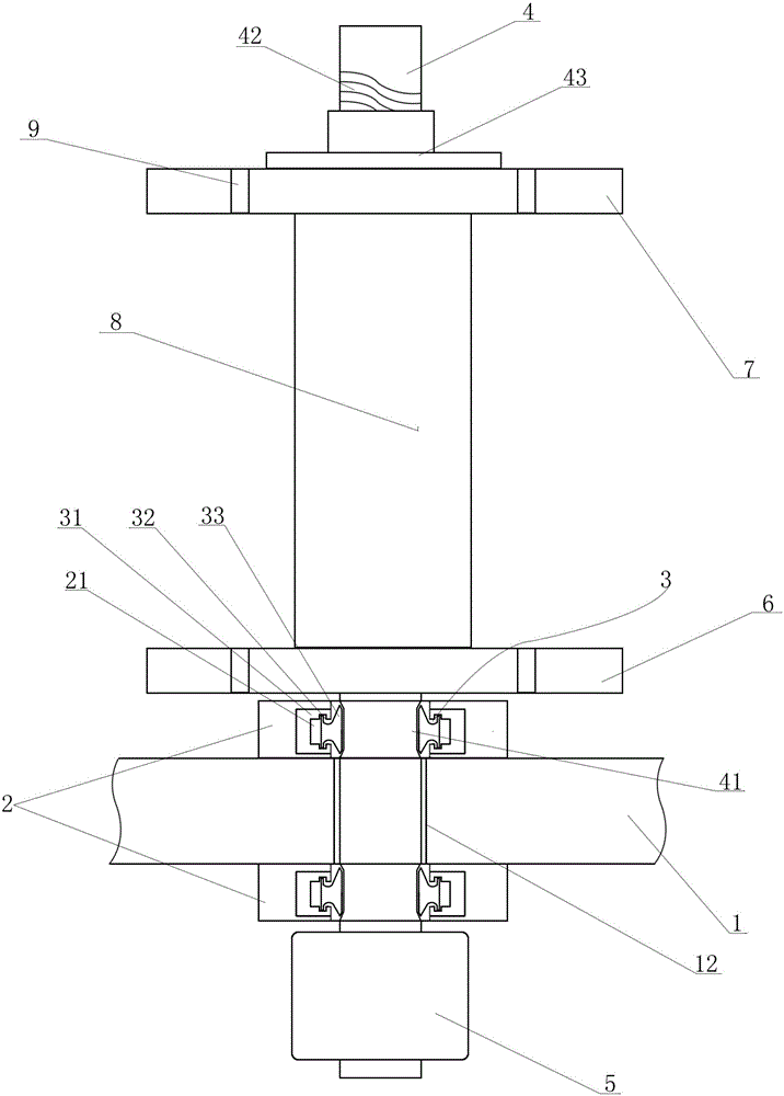 Support disc for laminating machine