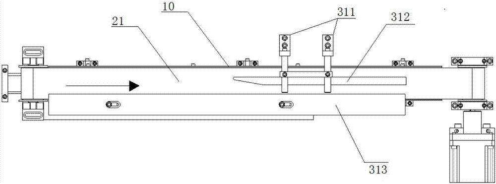 Automatic-displacement visual detection device