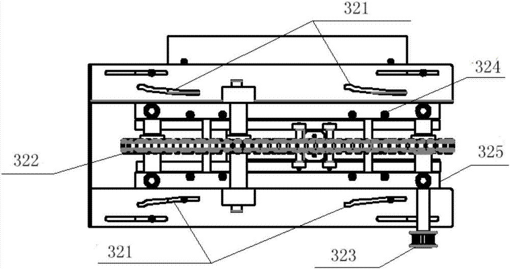 Automatic-displacement visual detection device