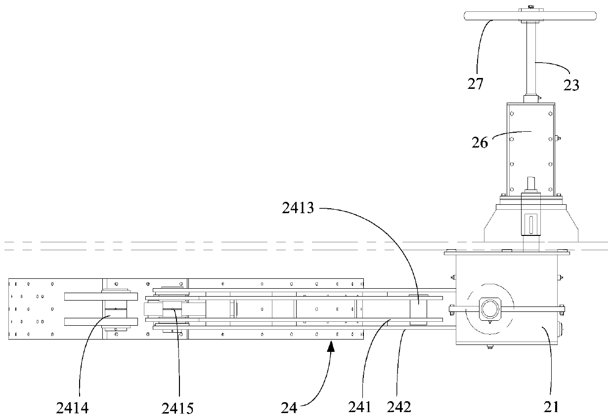 Anchor winch penetrating type belt brake