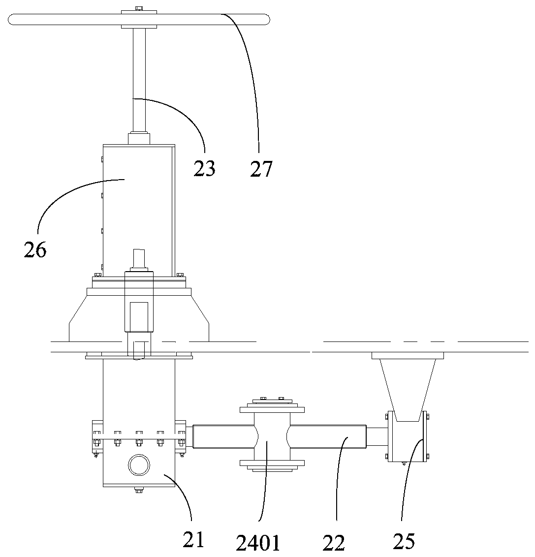 Anchor winch penetrating type belt brake