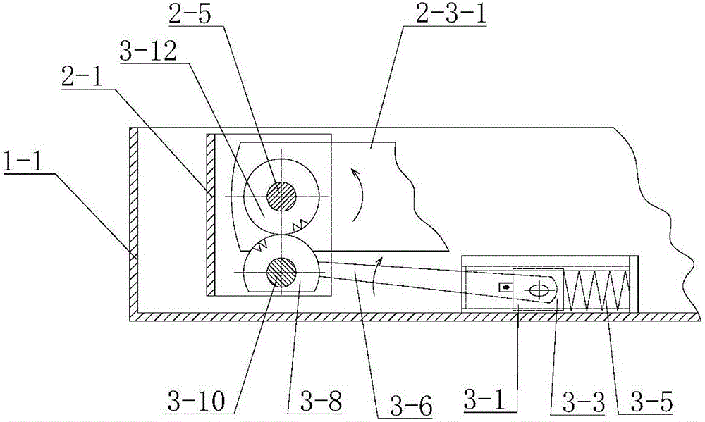 Automatically unfolding type triangular warning board for motor vehicle