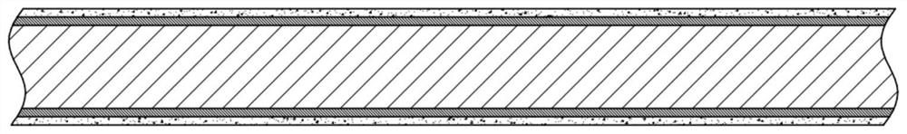 Method for metallizing and electroplating only hole wall