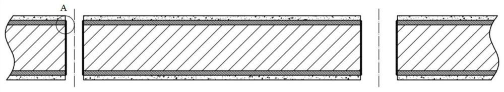 Method for metallizing and electroplating only hole wall