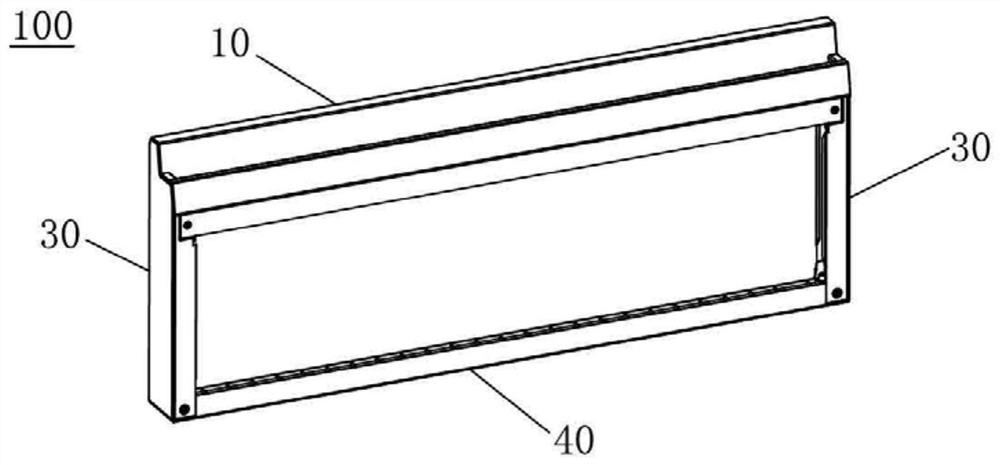 A refrigerator door body frame assembly