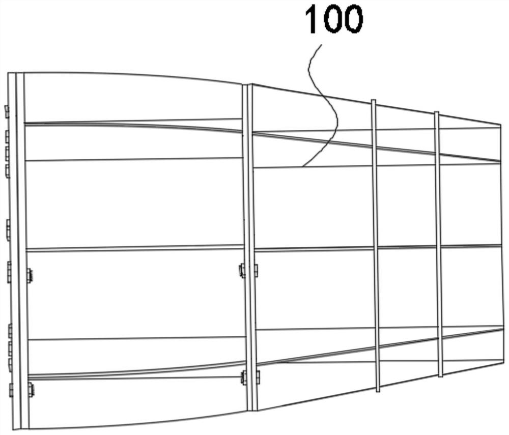 Axial damping device and system for shaftless rim propeller