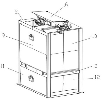 An intelligent dustbin with intelligent identification, positioning and classification