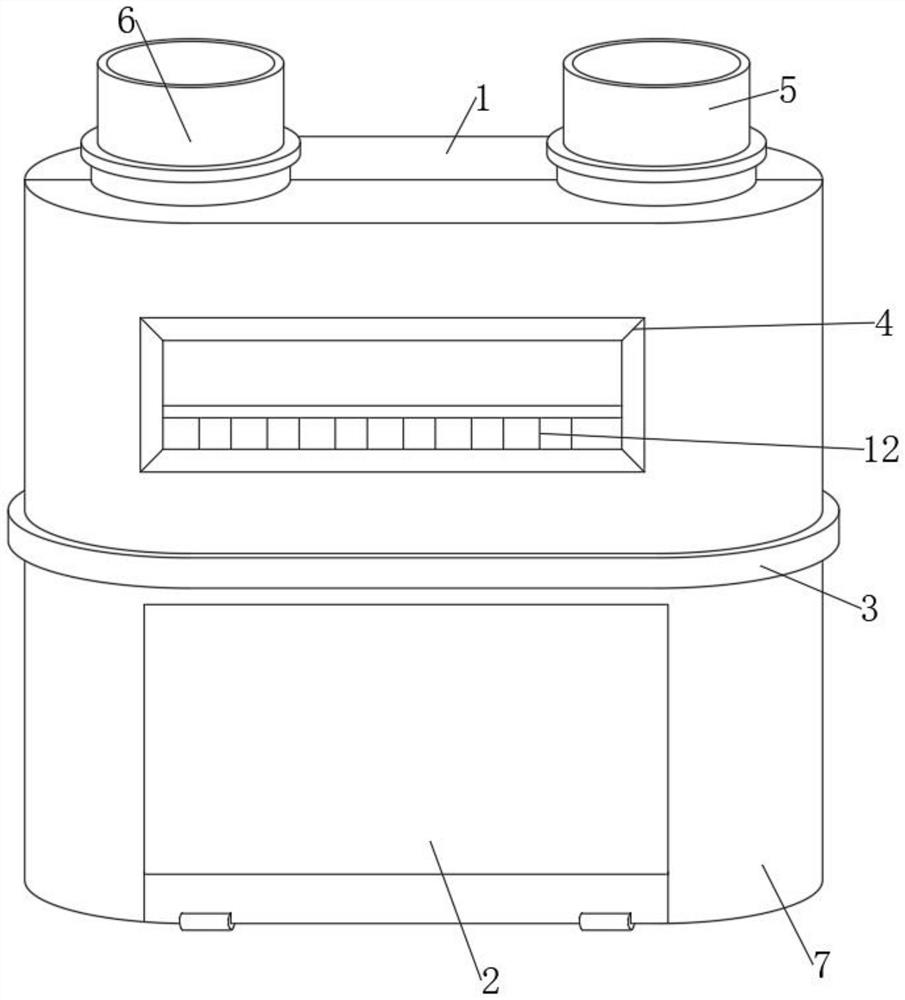 Intelligent gas meter sampling device