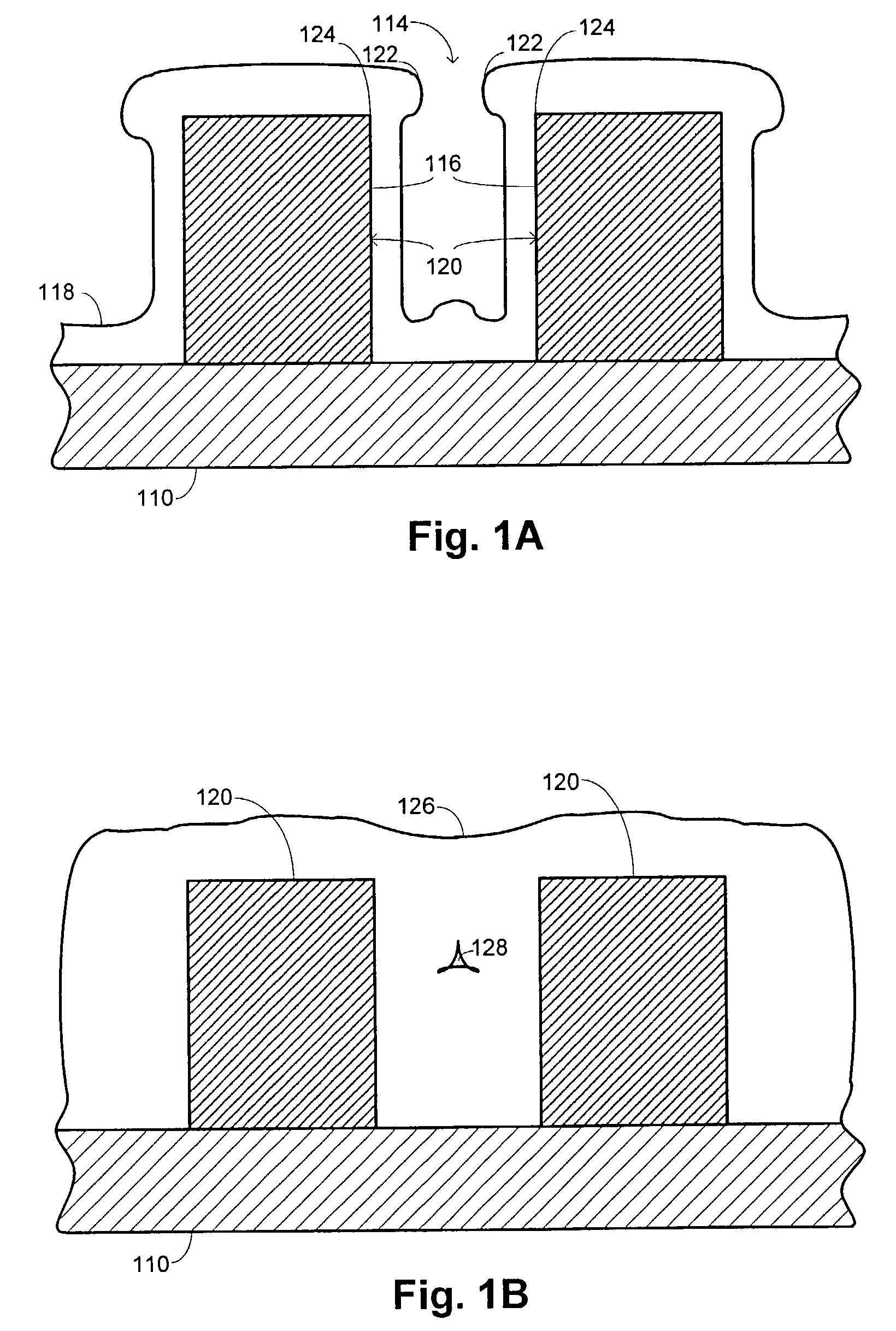 HDP-CVD multistep gapfill process