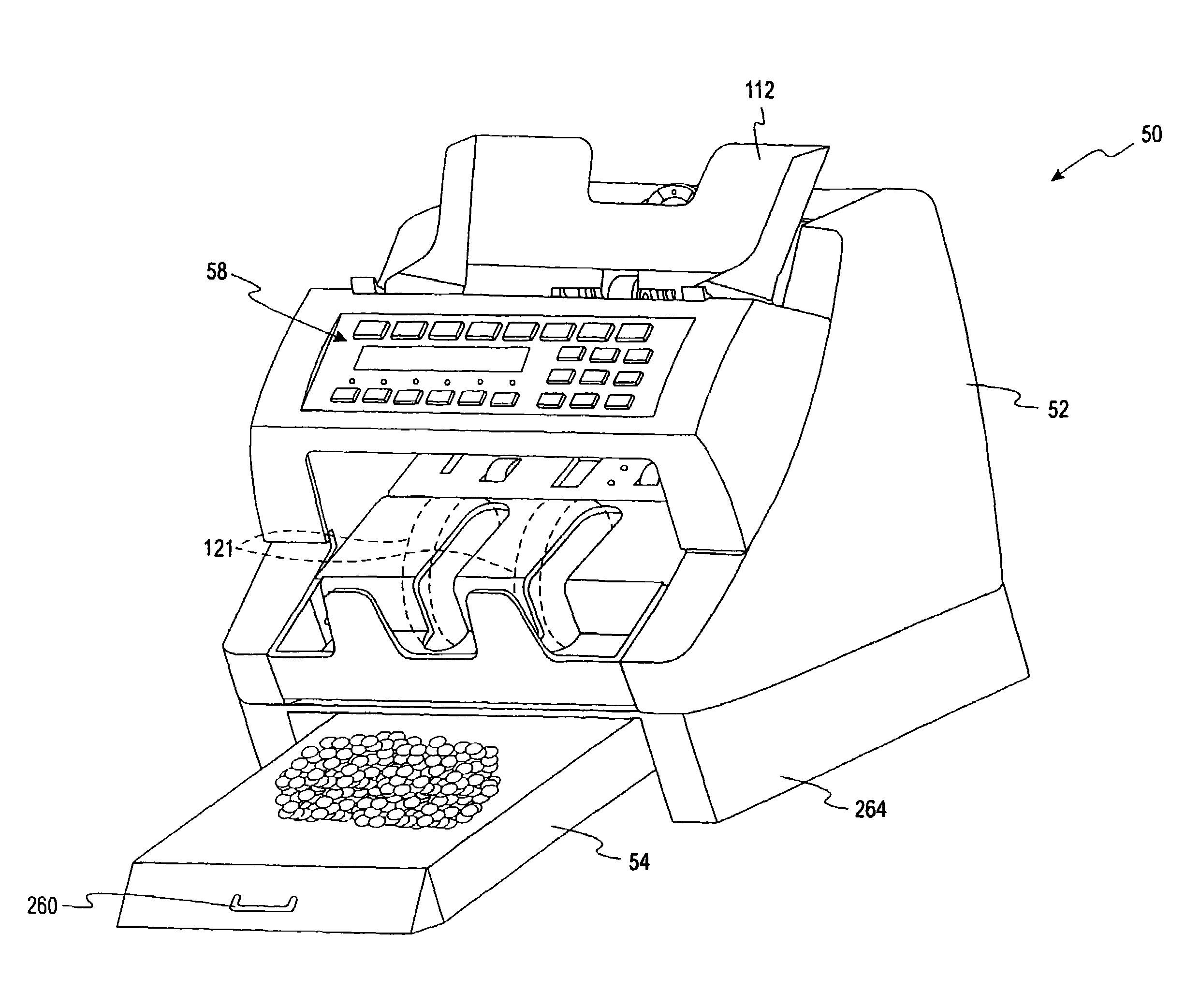 Currency bill and coin processing system