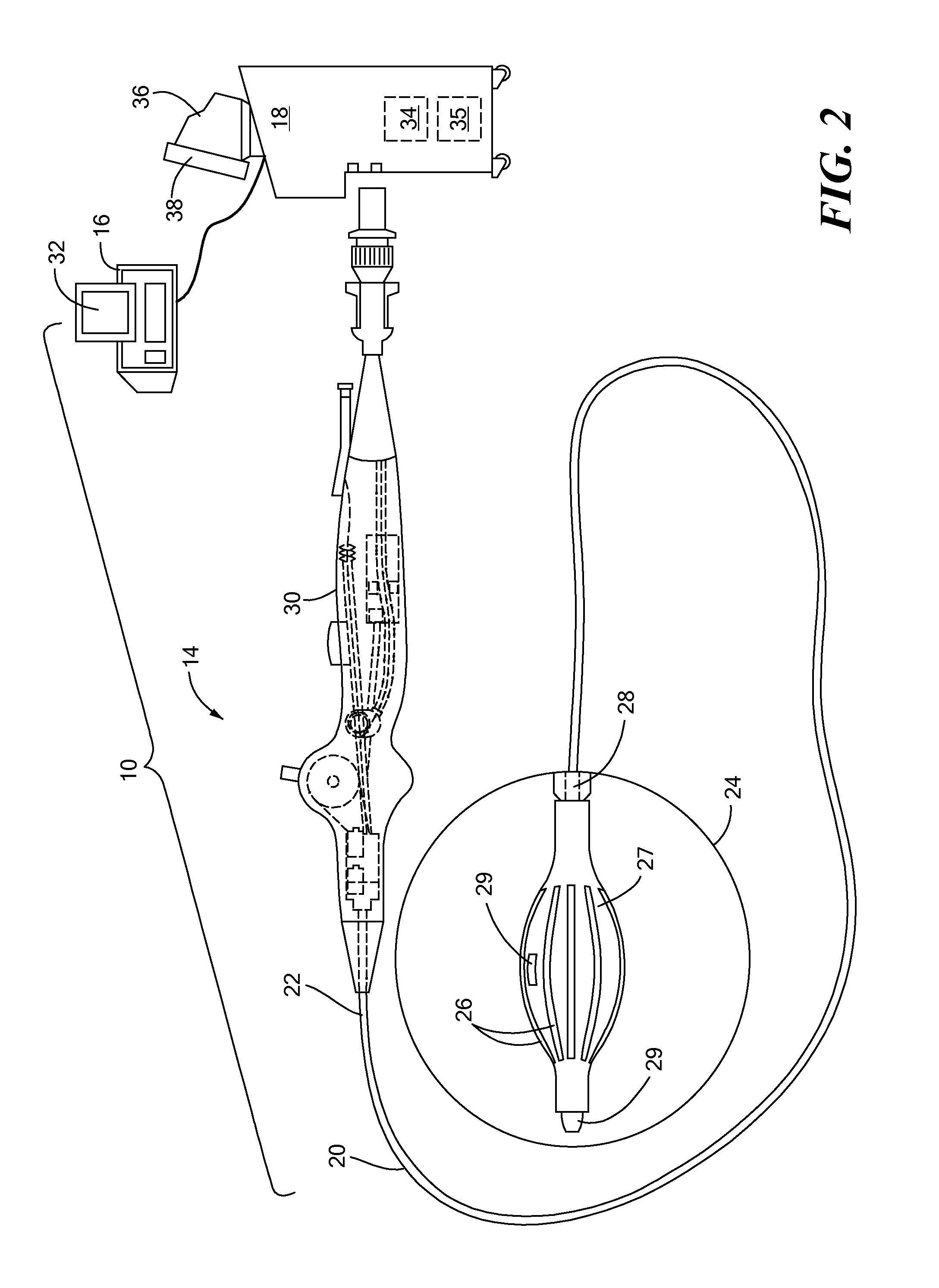 Ablation device and method for electroporating tissue cells