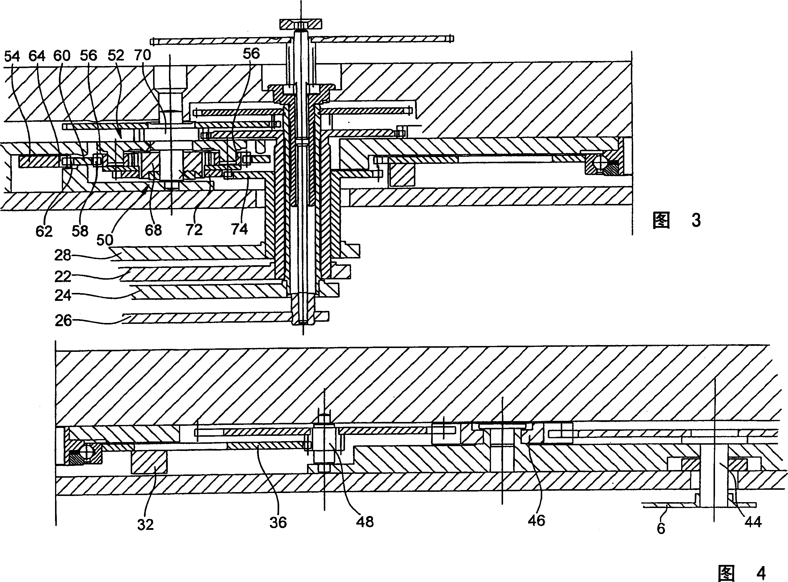 Date-display chronometer comprising time-difference operation device