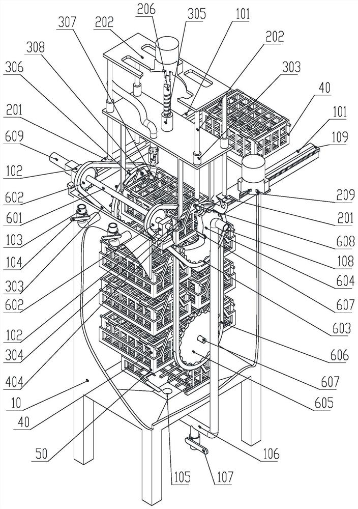 Full-motion three-dimensional aquatic product breeding system