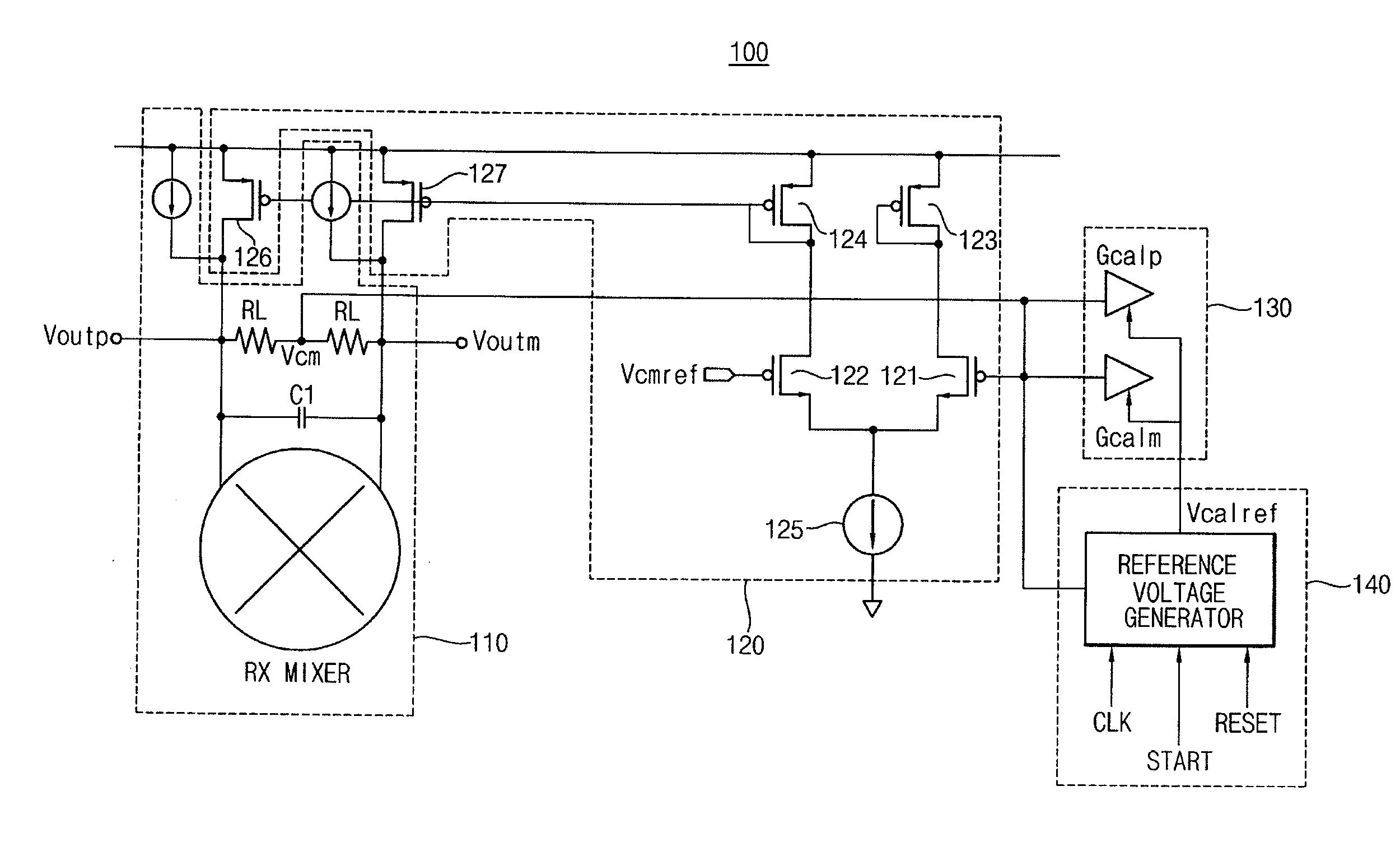 Second intercept point (IP2) calibrator and method for calibrating ip2