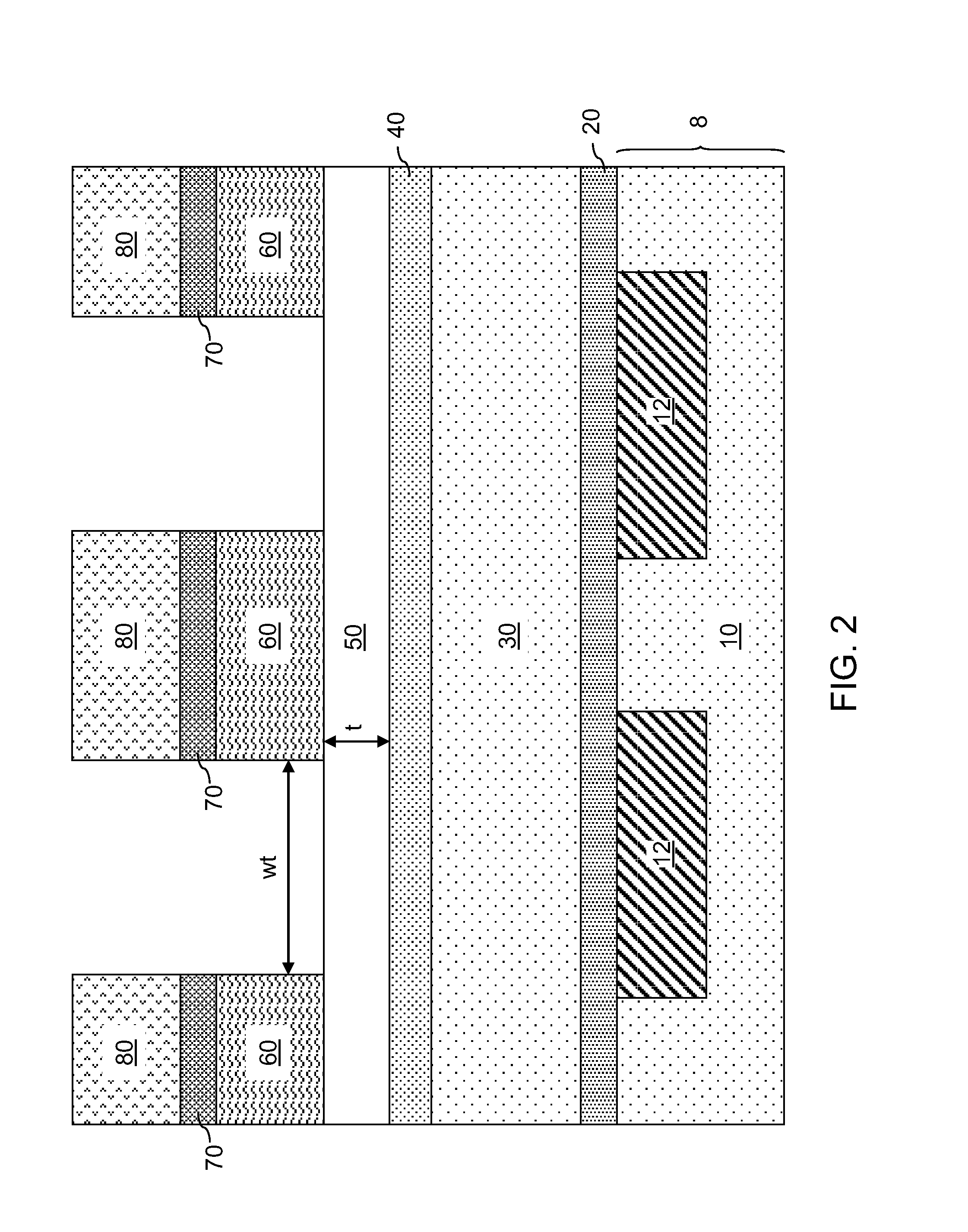 Lateral-Dimension-Reducing Metallic Hard Mask Etch