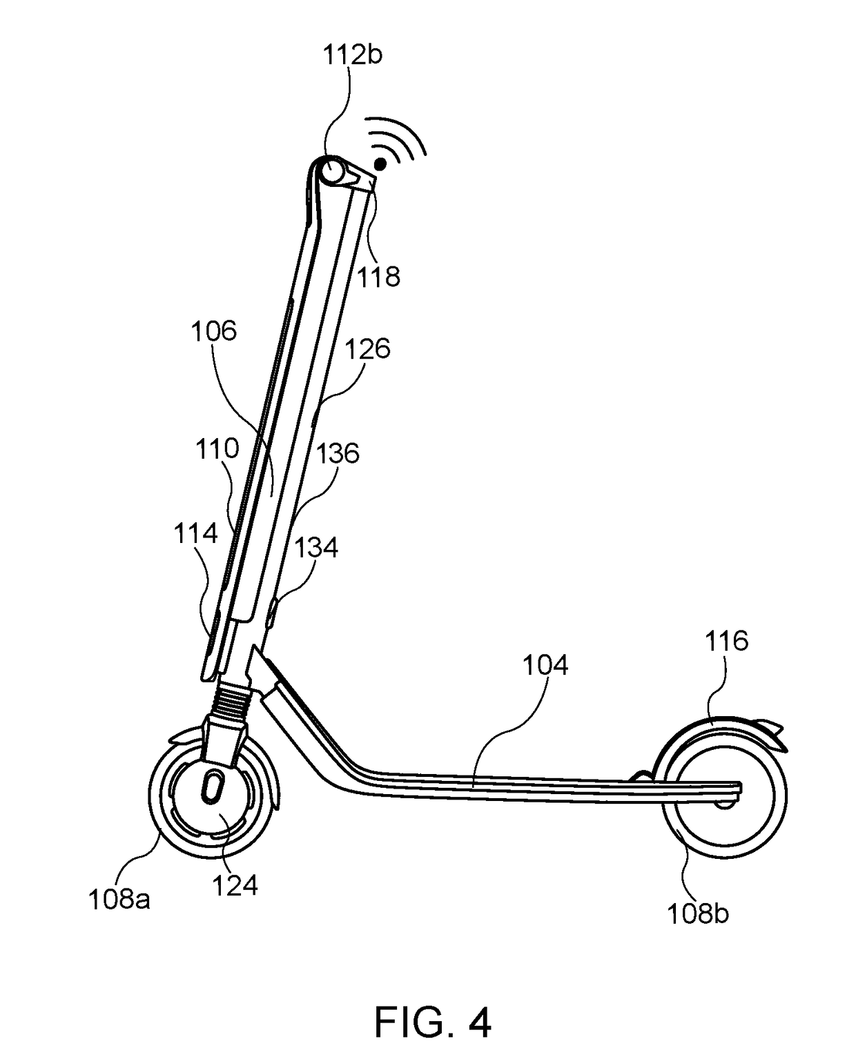 Mobile Connectivity and Self-Generating Illumination Electric Scooter