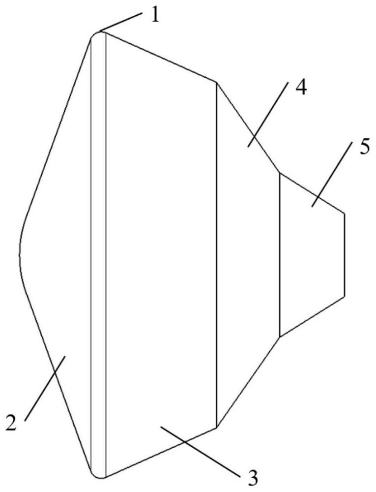 Aerodynamic layout structure of a Mars landing rover